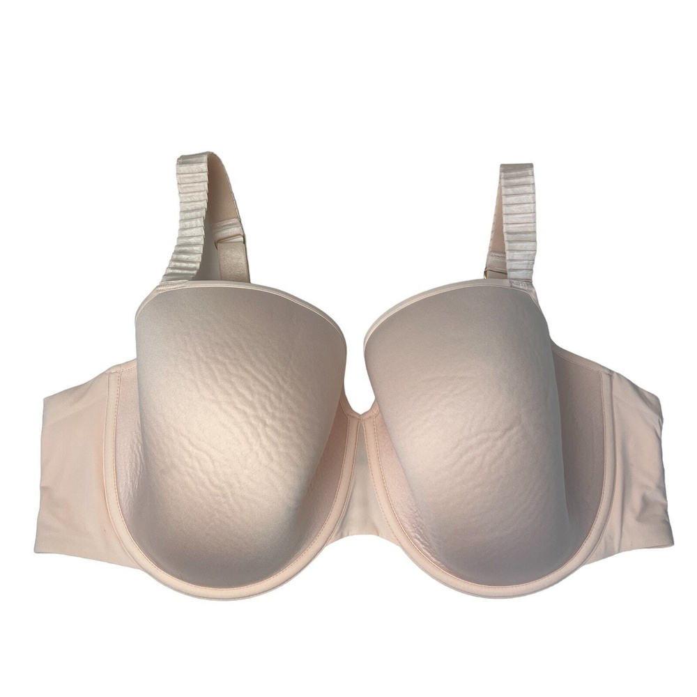 Thirdlove 24/7 sz 42E Bra Nude Beige Classic T-Shirt Molded Adjustable Underwire